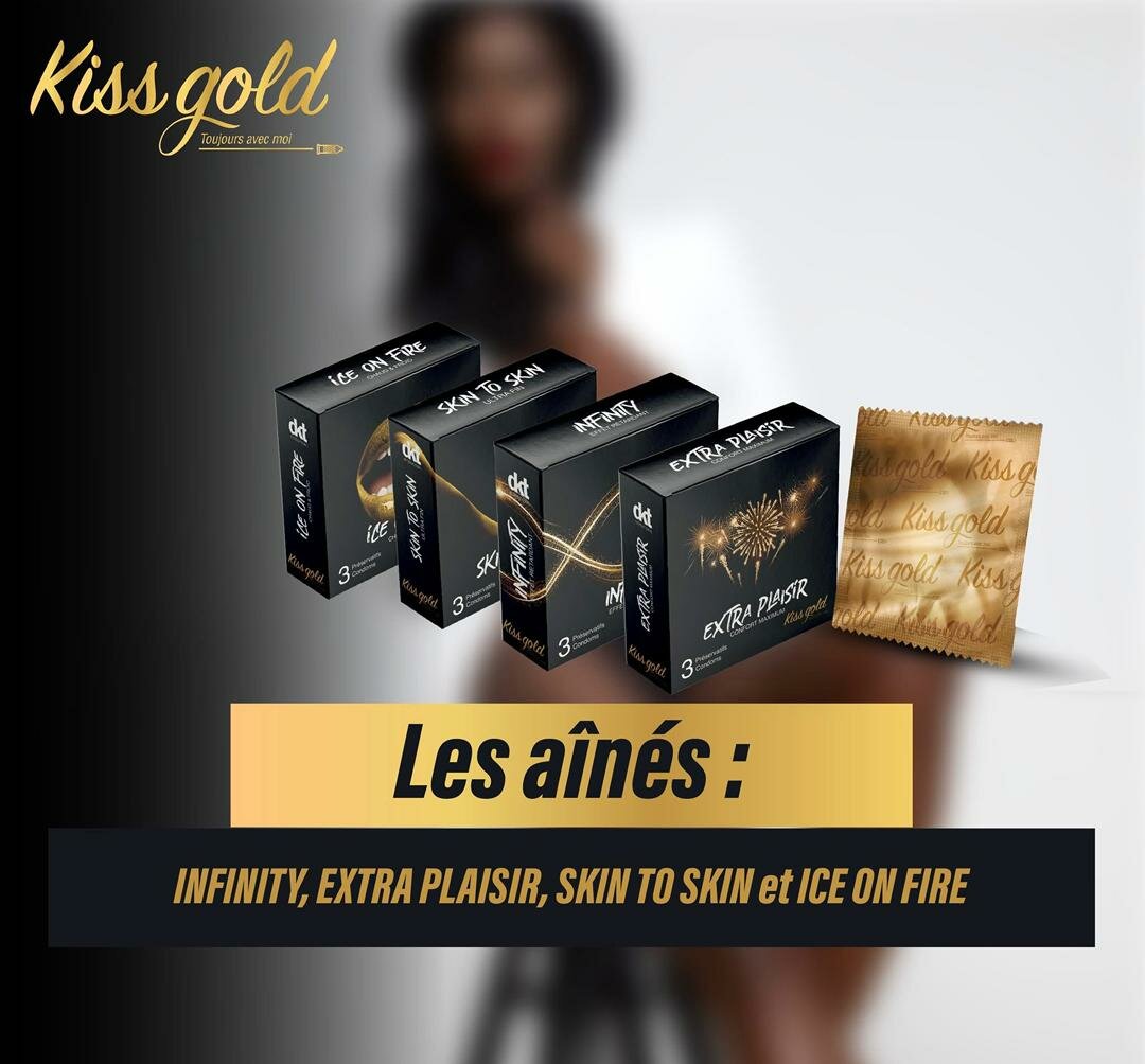 Kiss Gold Extra Plaisir 3 Pcs