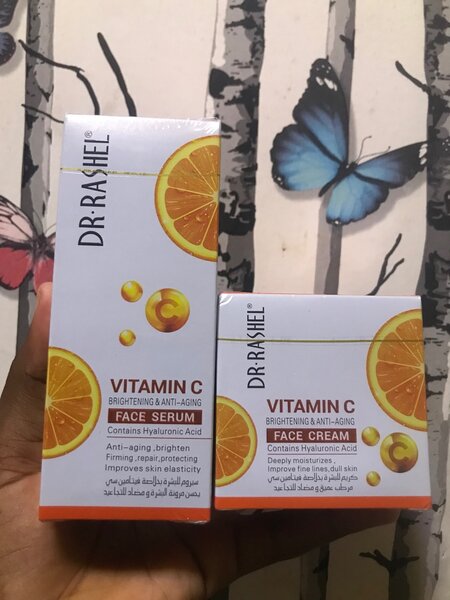 Dr.Rashel Vitamine C face serum and cream