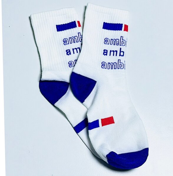 Chaussettes blanches unisexes