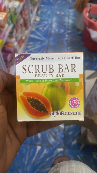 Savon exfoliant à la papaye