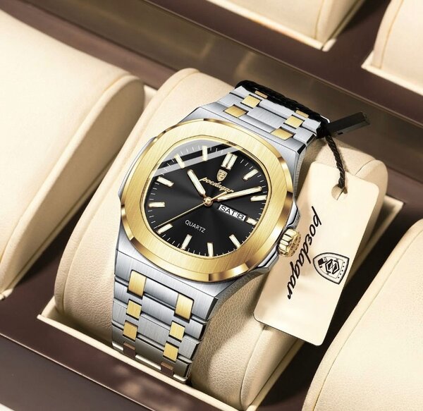 Montre homme élégante acier