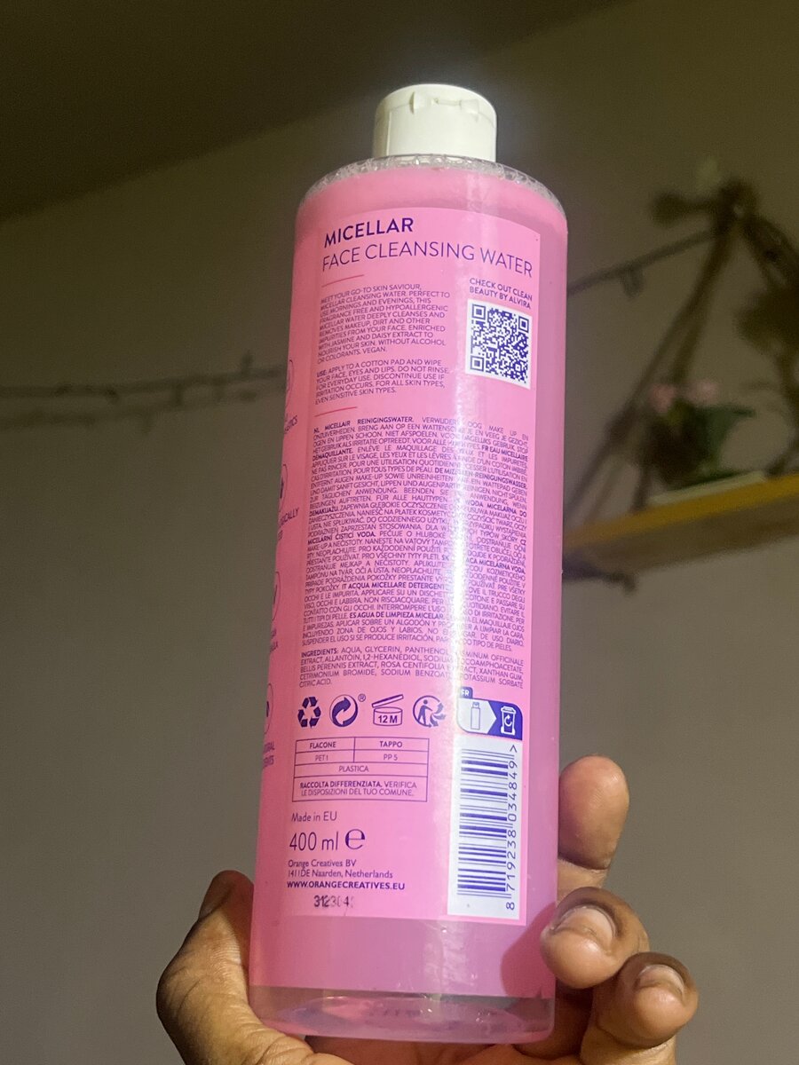 Eau Micellaire Nettoyante 400ml