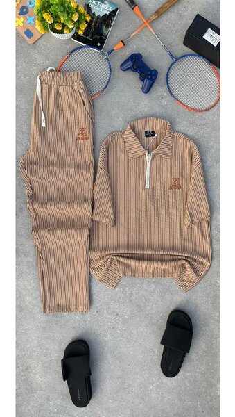Ensemble décontracté rayé