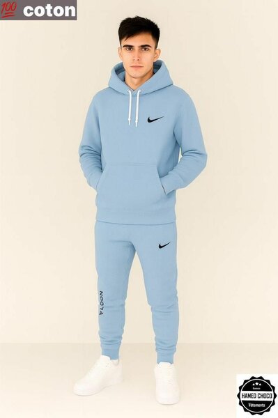 Ensemble de survêtement coton bleu