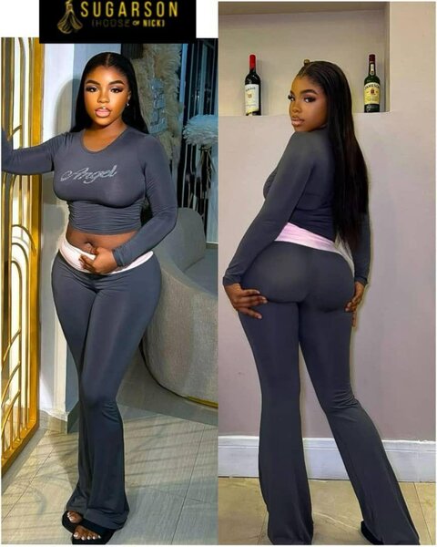 Ensemble lounge gris confortable