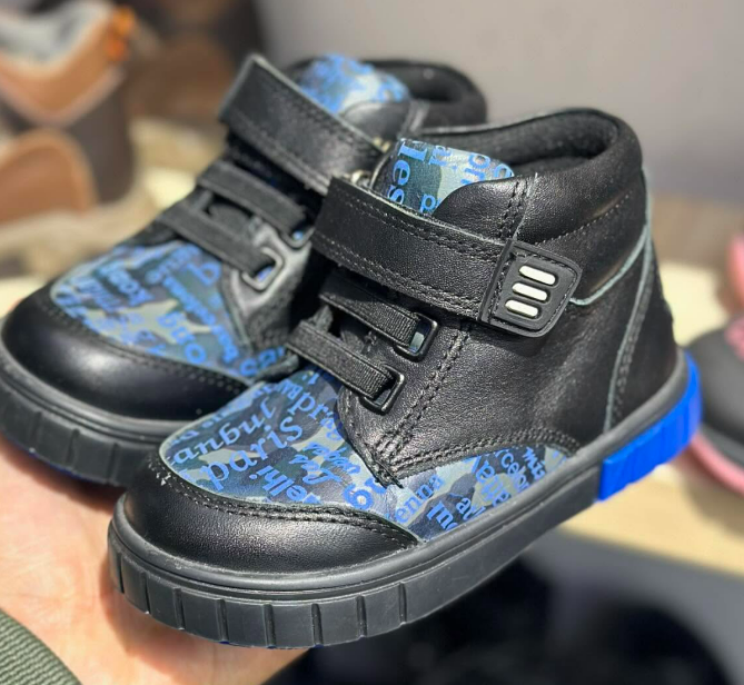 Ортопедические деми ботинки из натуральной кожи 🍁