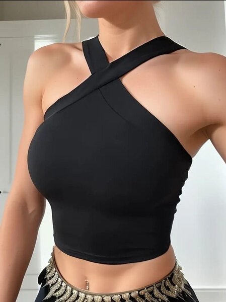 Top crop élégant pour femmes