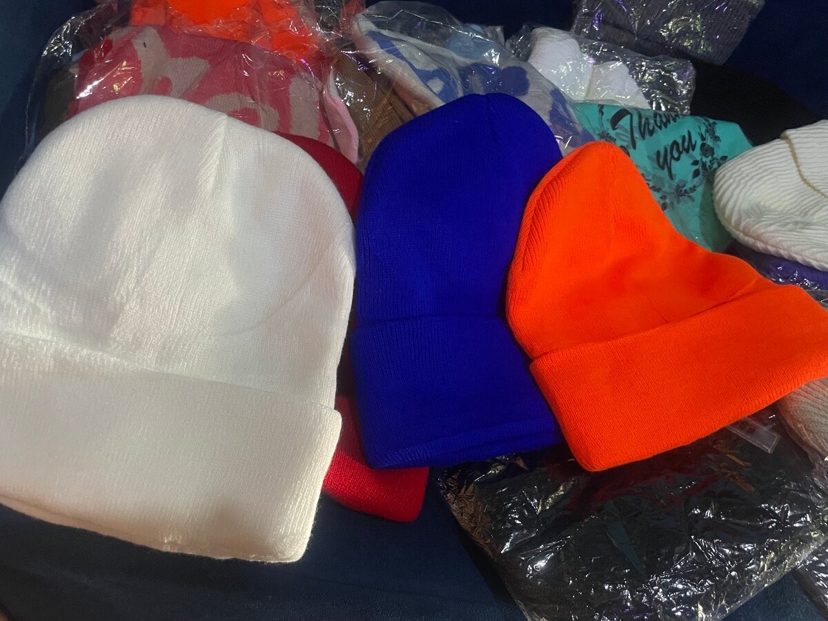 Bonnets d'hiver colorés