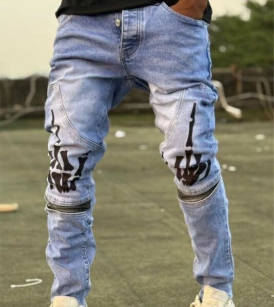 Jean cargo style urbain