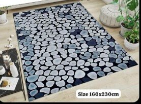 Beautiful and cozy patterned carpet