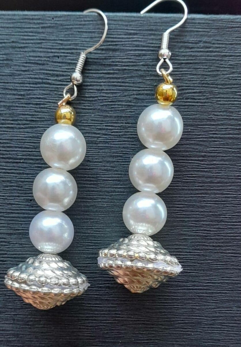 Boucles d'oreilles perlées élégantes