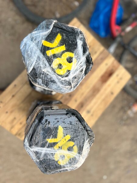 Poids de 8 kg avec revêtement