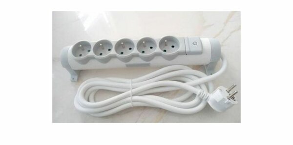 Multiprise 5 Prises avec Interrupteur
