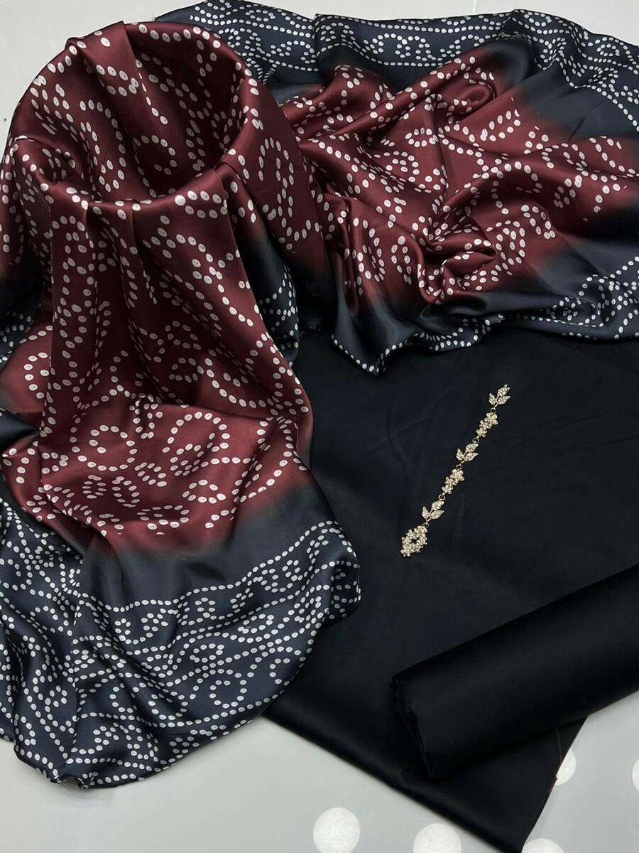 3 pc china khatan silk collection DC free