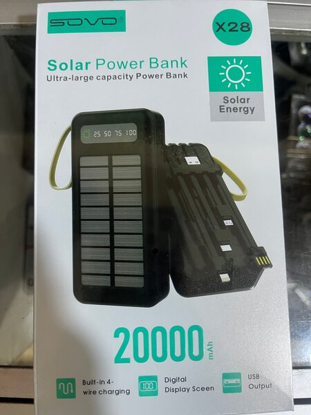 Chargeur Solaire Portable 20000mAh