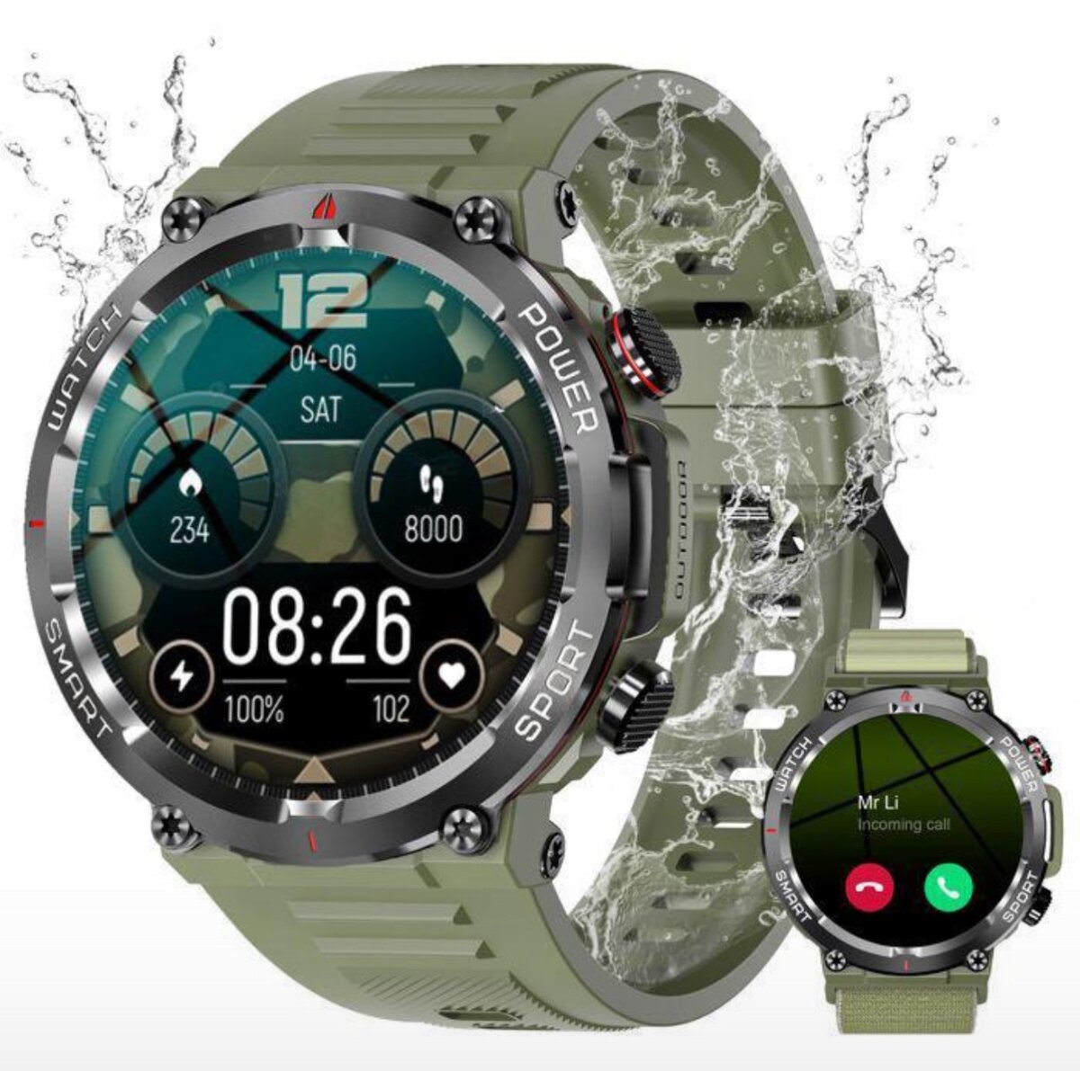 Montres connectées étanches