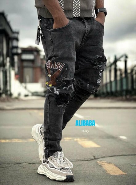 Jean homme style urbain