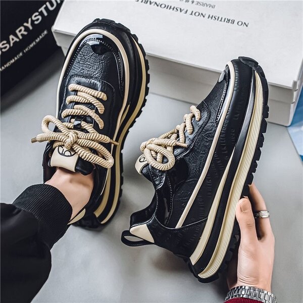 Baskets Chunky Noires Unisexes