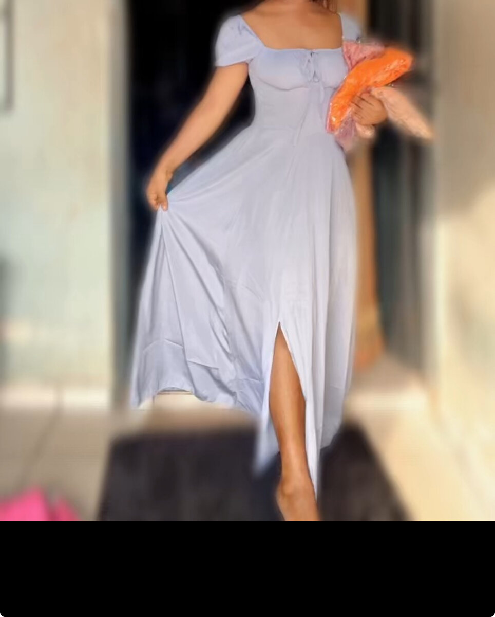 Robe d'été élégante fendue