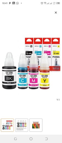 Encre Refill Canon PIXMA GI-490