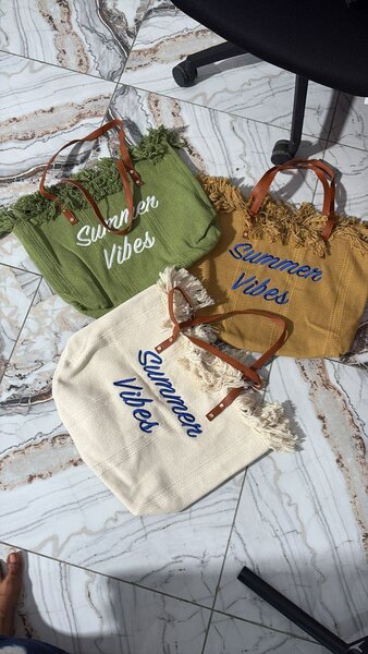 Sac en toile 'Summer Vibes'