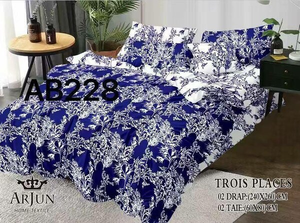 Draps 3 places 2 taies d'oreil