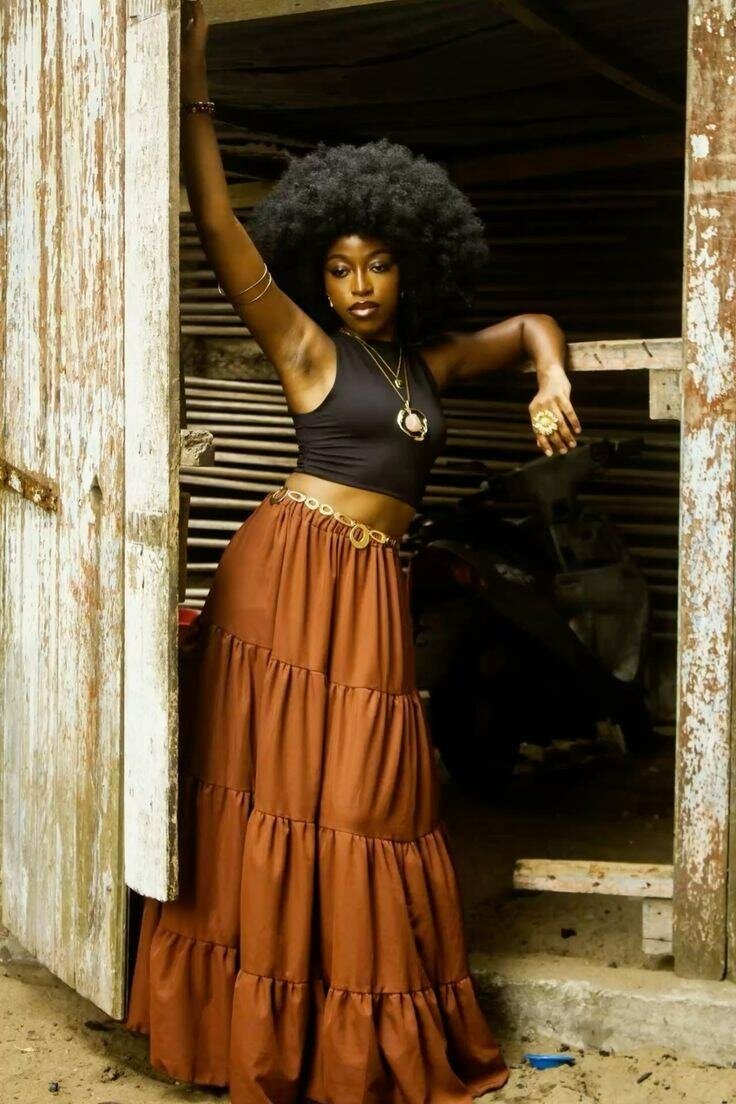 Jupe longue bohème élégante