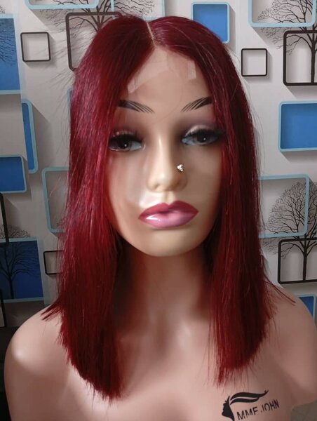 Perruque rouge Peruvienne