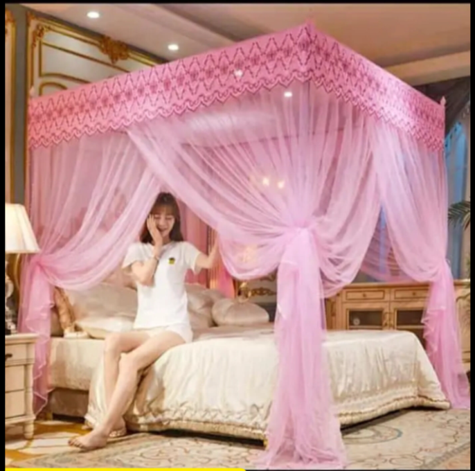 Double bed with canopy