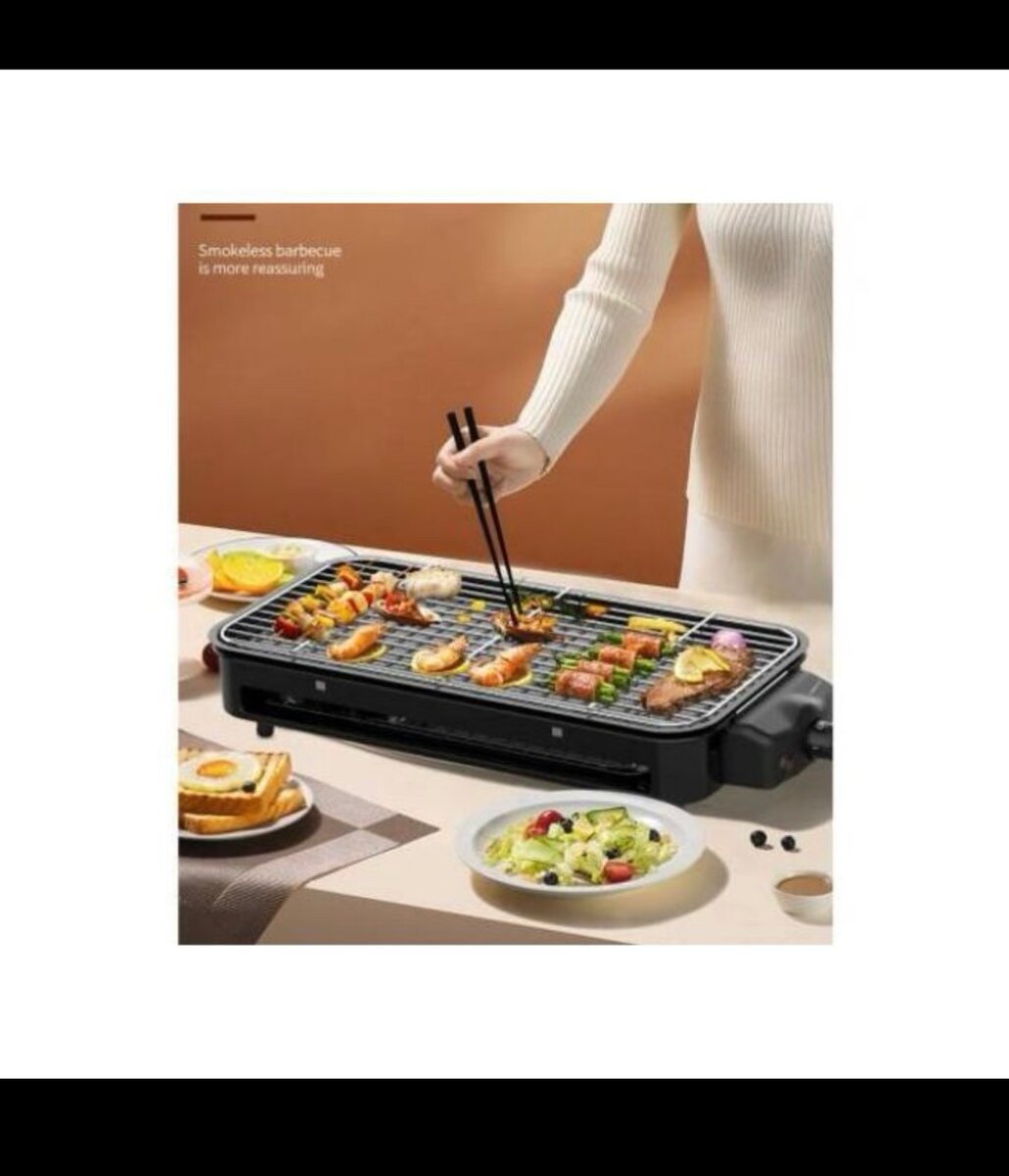 Barbecue Électrique De Table Sans Fumée Ultra Puissant