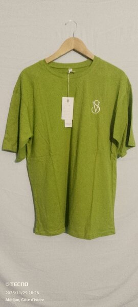 T-shirt verte unisexe