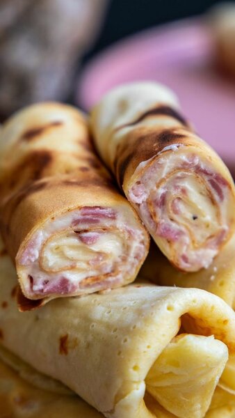 Crepes au jambon