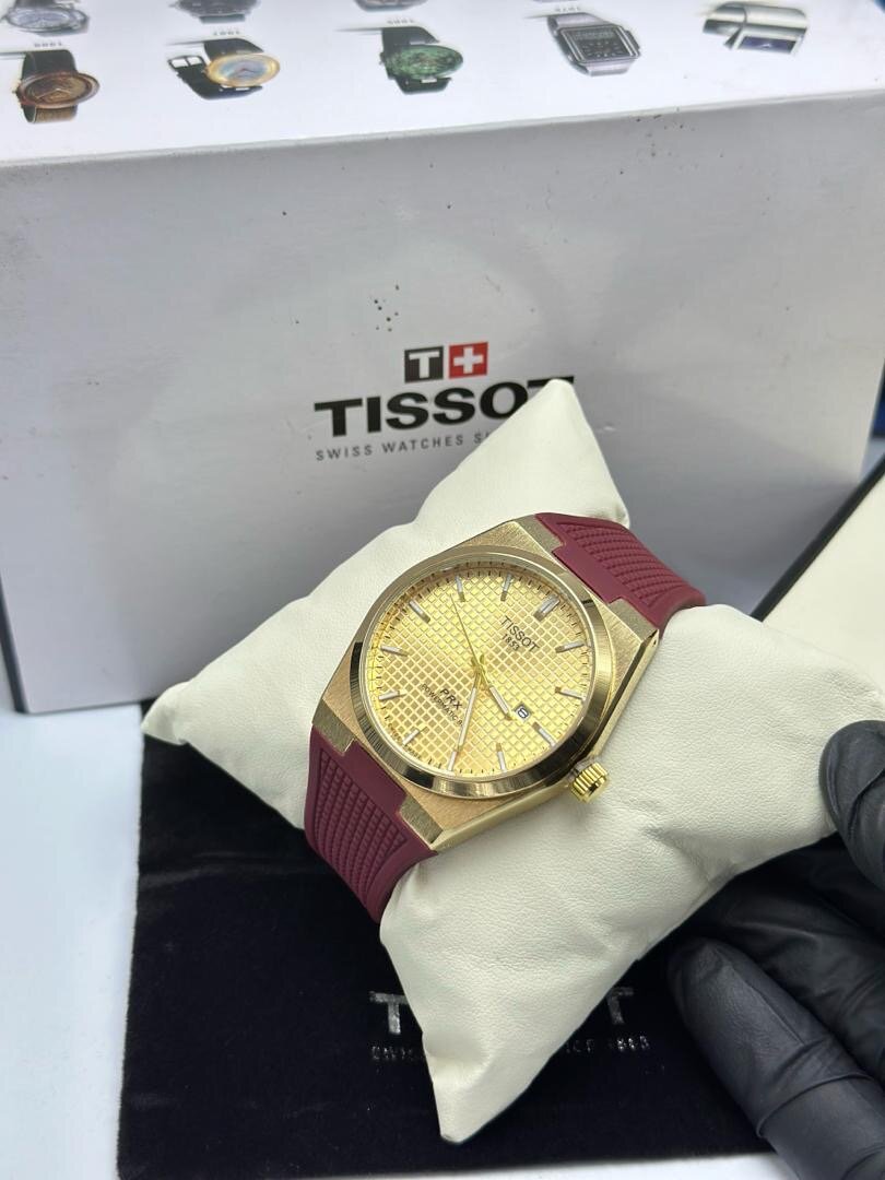 Montre Tissot homme en or