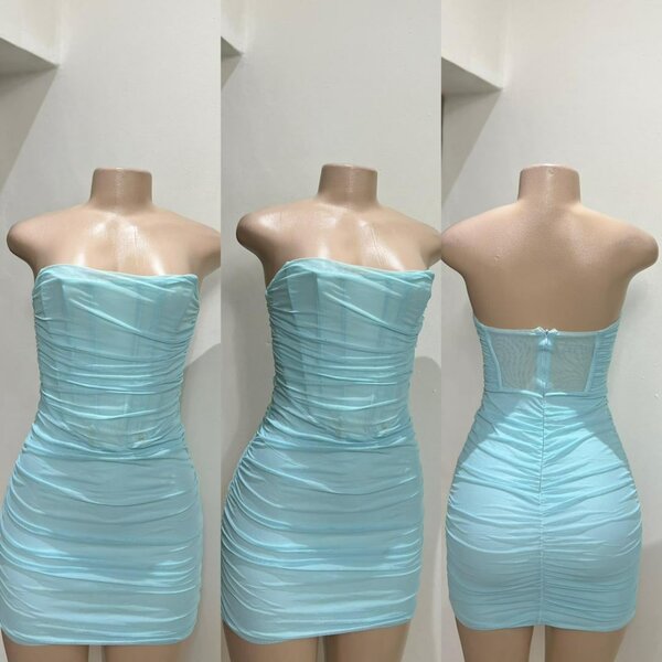 Dresses K200 Blue S , Black S&M Top K100 S&M