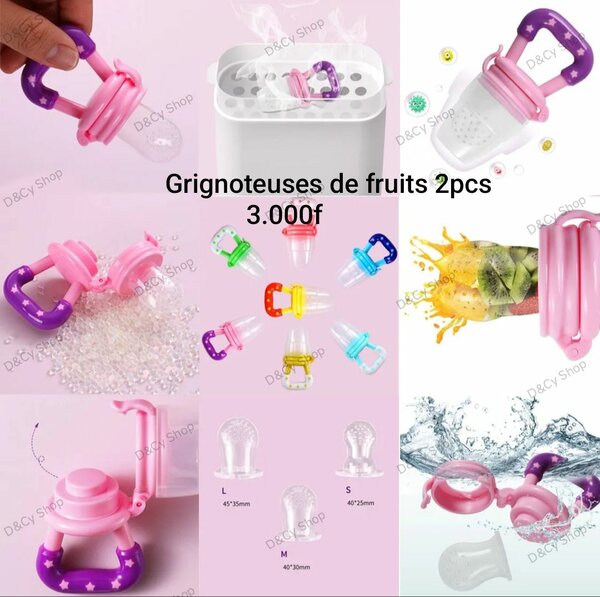 Lot de 2 Grignoteuses Bébés