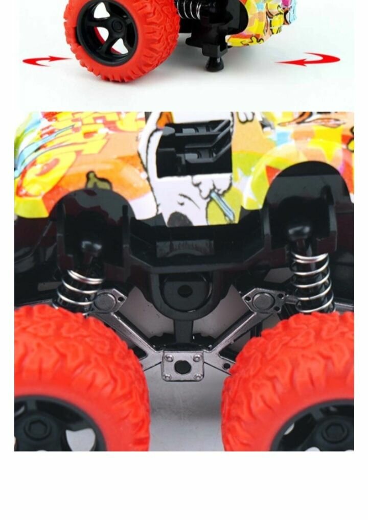 Four wheeled toy car