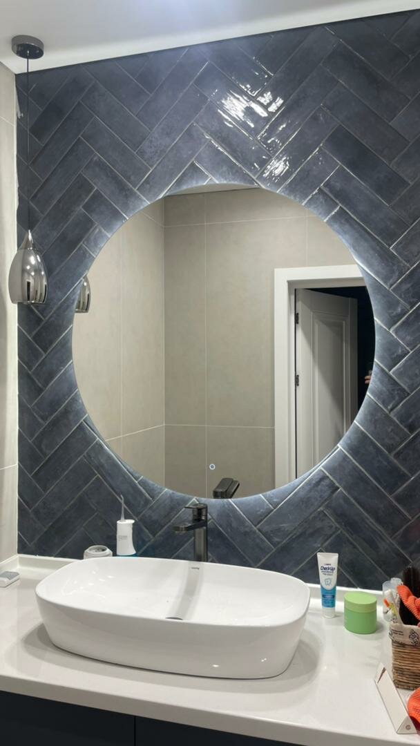 Зеркало с подсветкой 60см диаметр