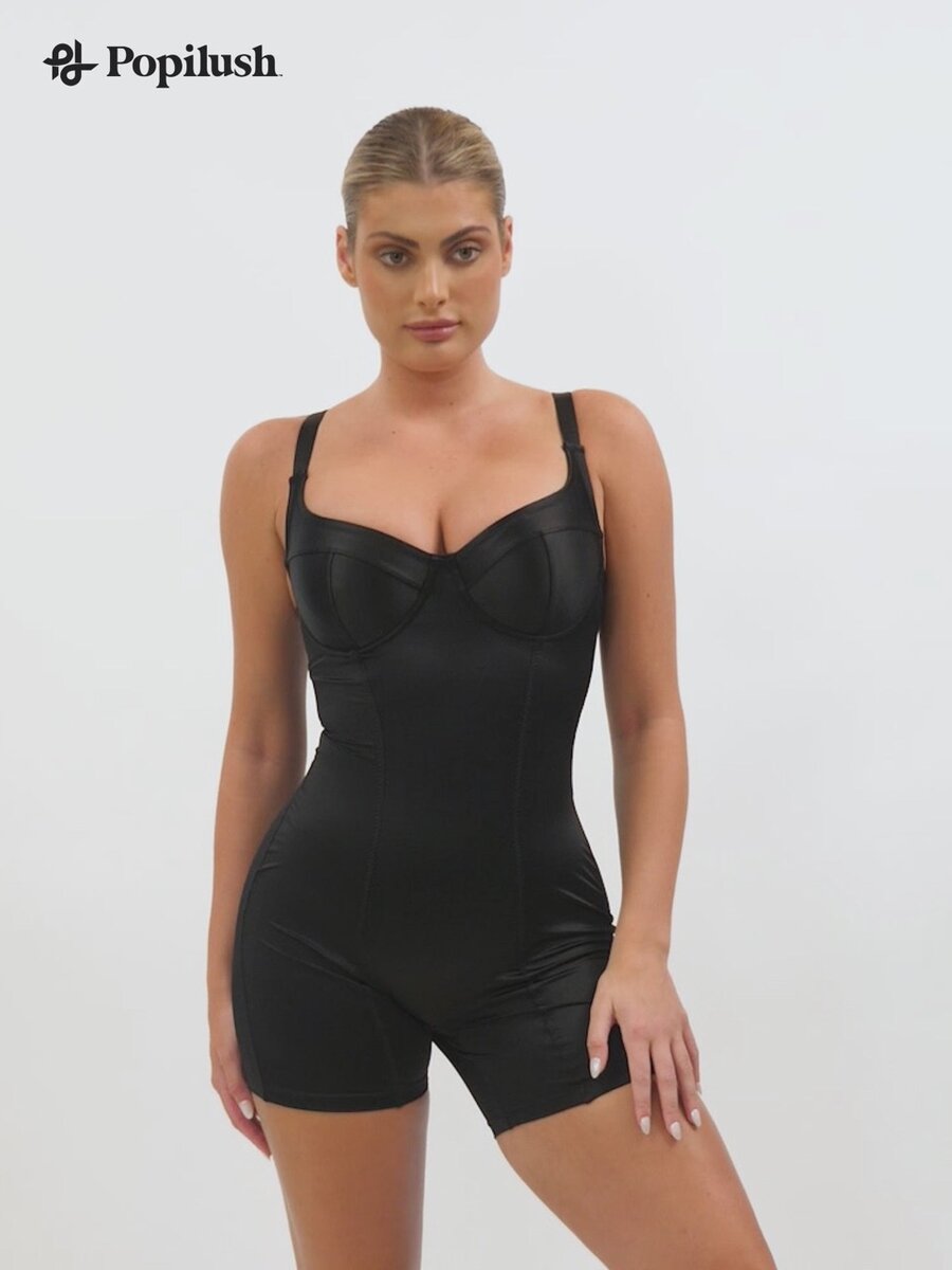 Corset romper bodysuit