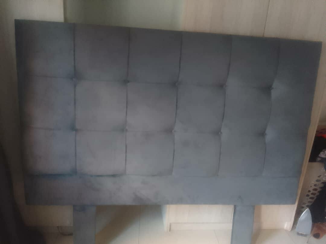 Couch , headboard and coffee table