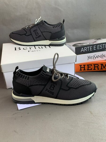 Sneakers Berluti en maille élégante