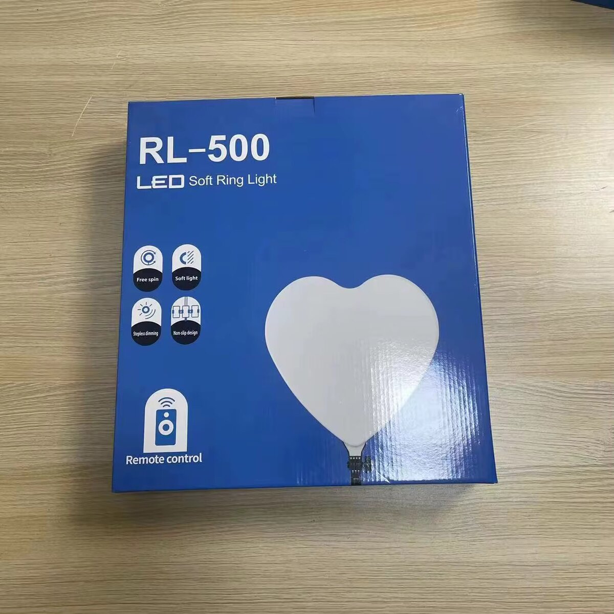 Lampe LED en forme de cœur