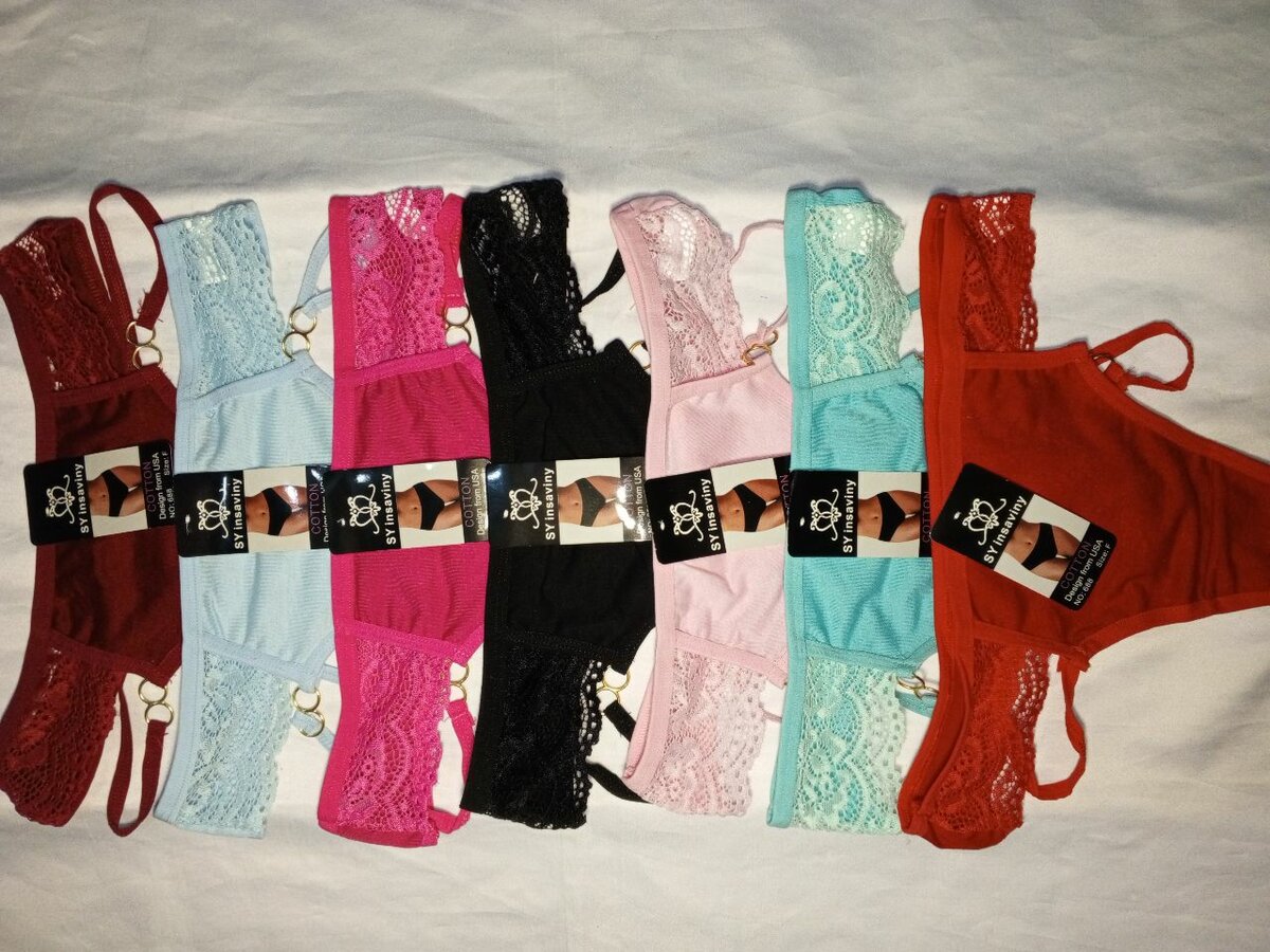 Culotte en coton dentelle femme