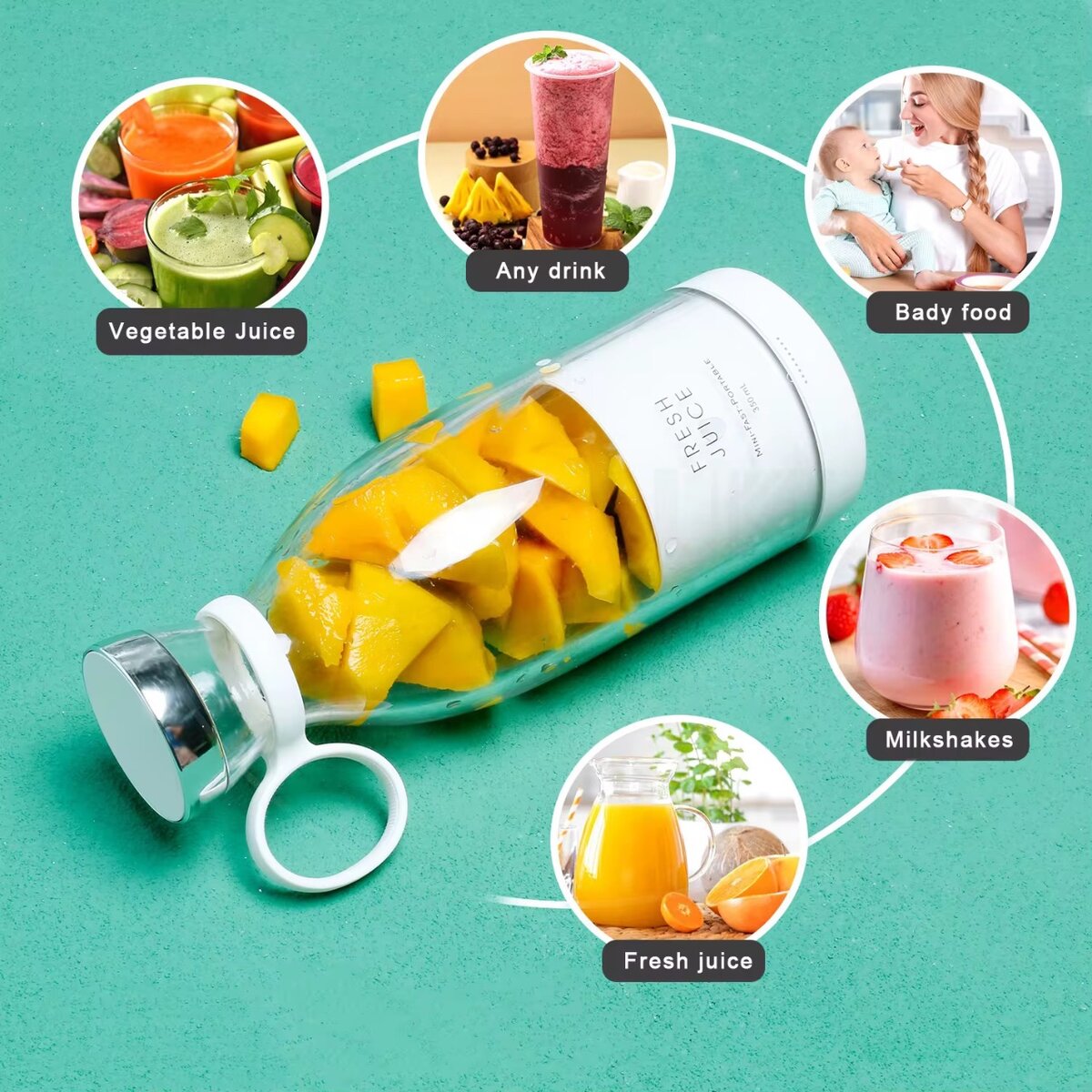 Mini Fruits Blender