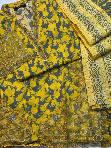 Lawn printed suit