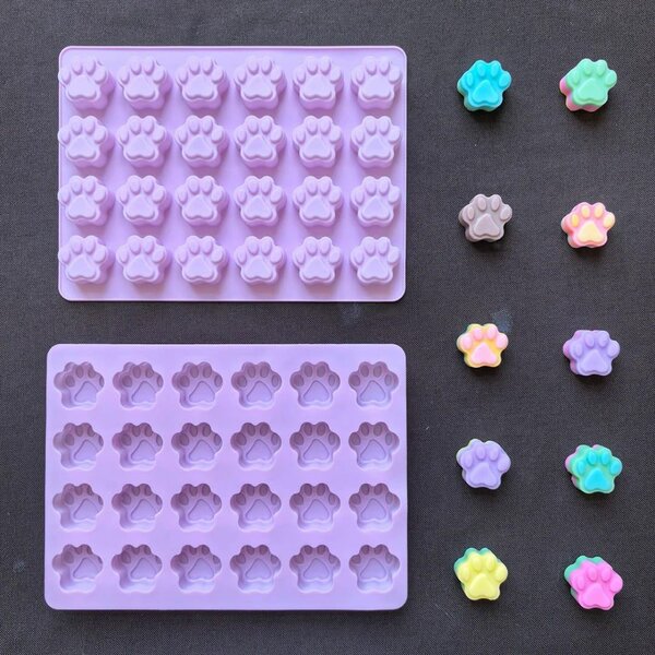 Moule Silicone Pattes Animaux