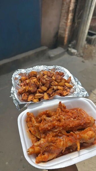 Assiette de nourriture africaine