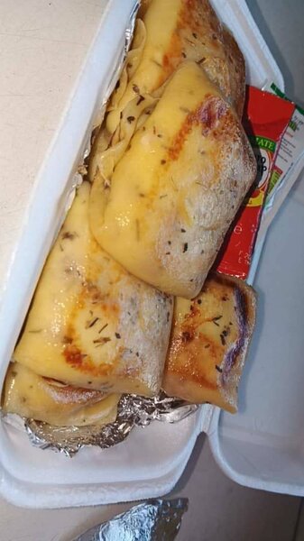 Crêpes fourrées savoureuse