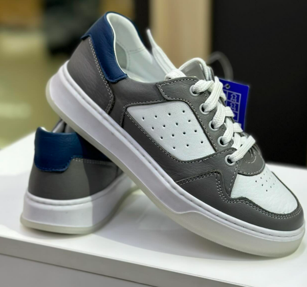 Ортопедические кеды из натуральной кожи снаружи и внутри 🚀