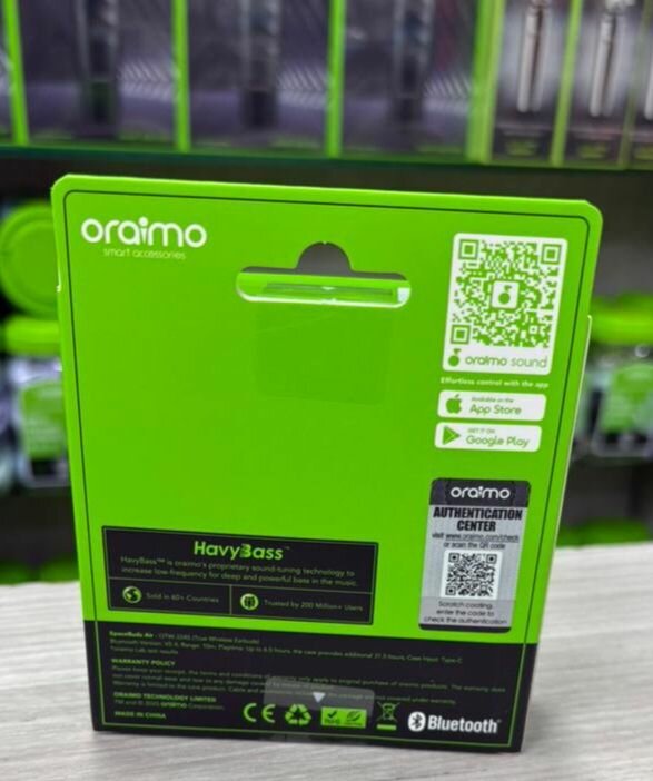 Écouteurs Bluetooth Oraimo