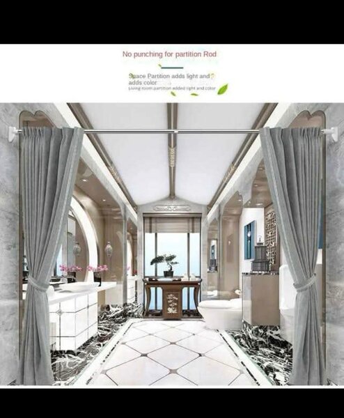 Tringle à rideau sans perçage